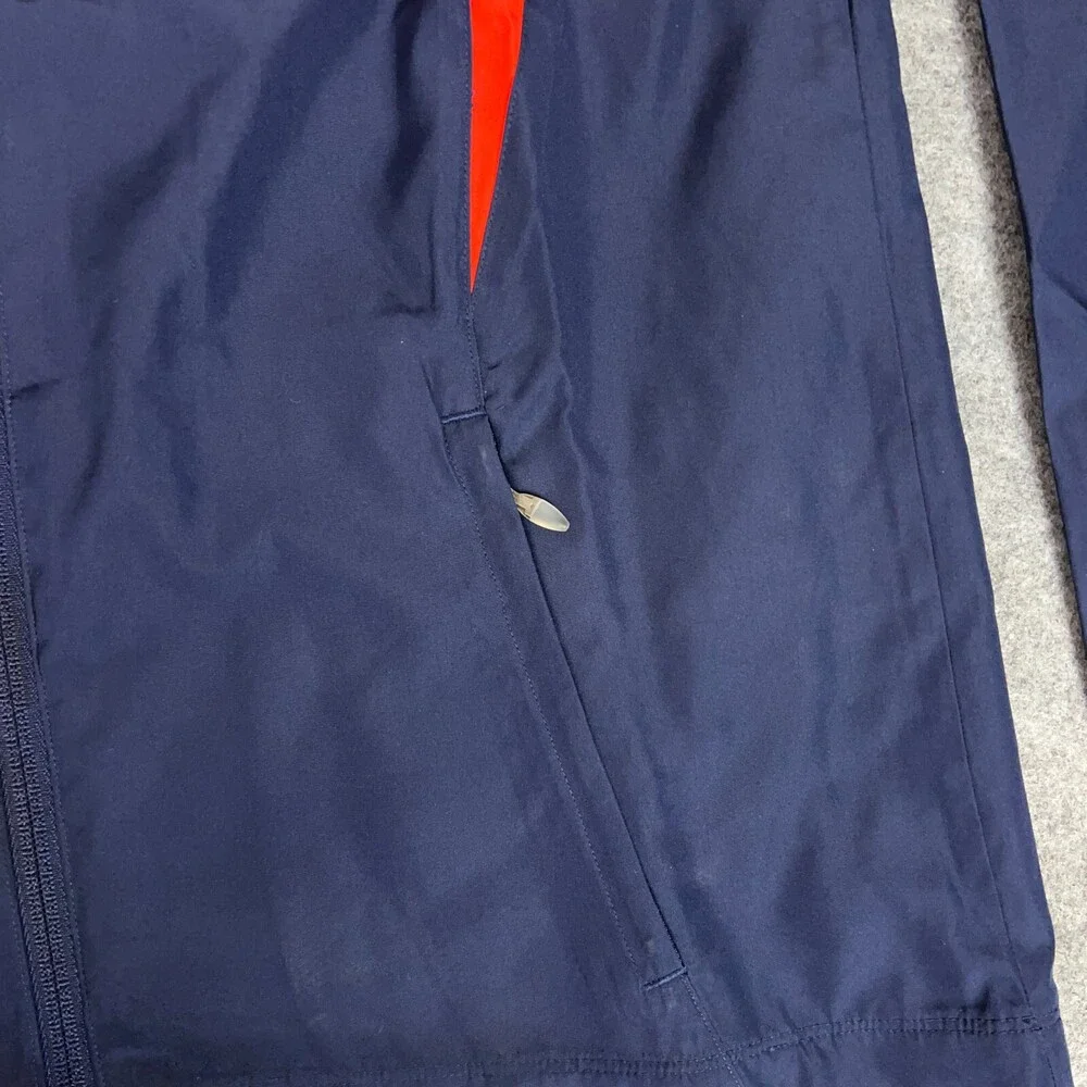 Auburn Tigers Mens Jacket Extra Small Navy Orange‎ Under Armour Track Zip NCAA